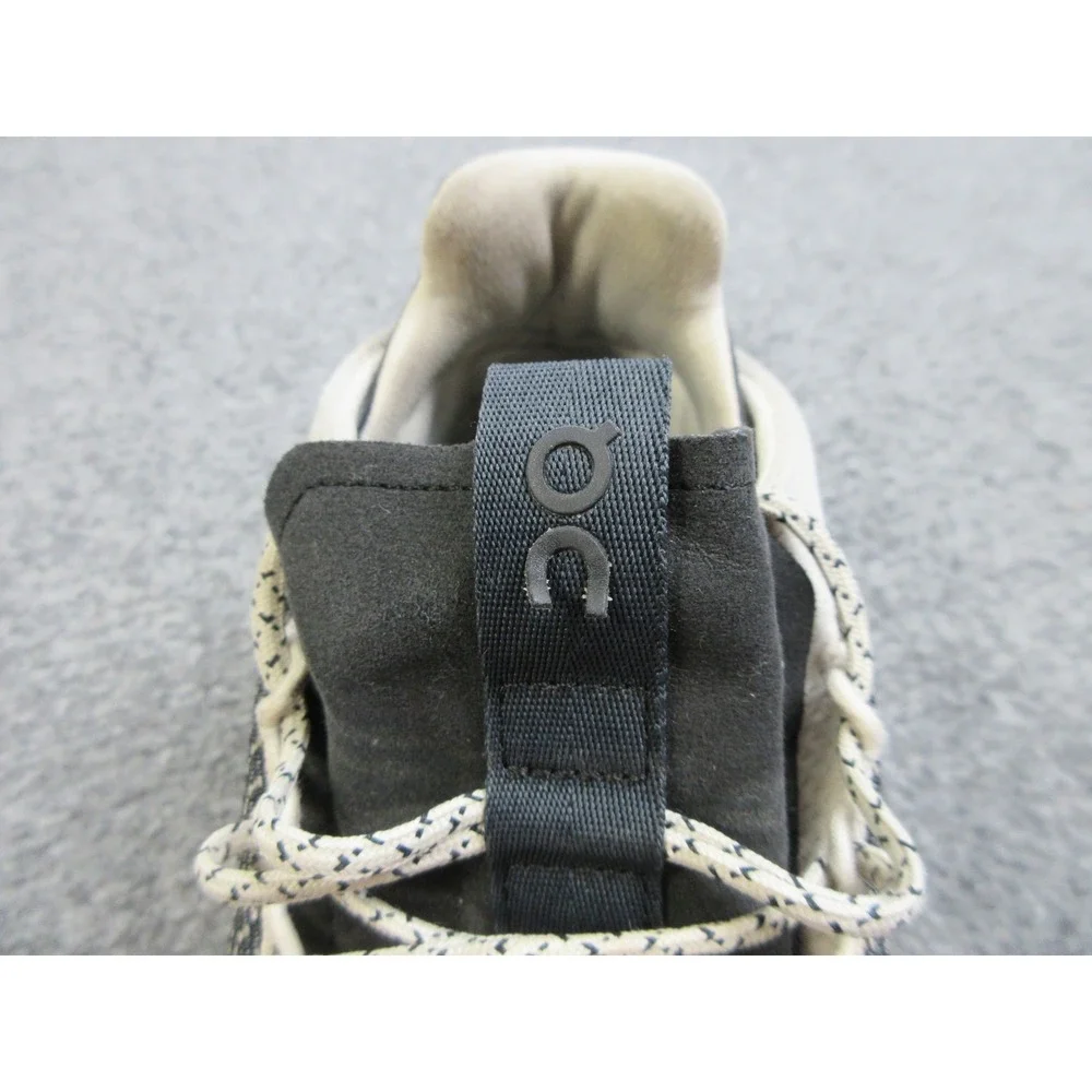 On Cloudnova Shoes Womens Size 8.5 Black White CloudTec Swiss Running Sneakers